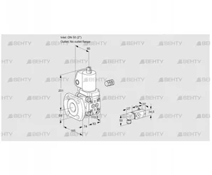 VAS350/-F/NKGL (88026116) Газовый клапан Kromschroder