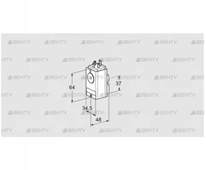 DG 500VC5-5W (84448530) Датчик-реле давления газа Kromschroder