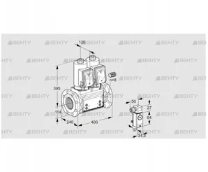 VCS9125F05NNAGR3B/PPP3/PPPP (88204656) Сдвоенный газовый клапан Kromschroder