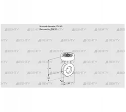 BVGF40/32Z05 (88300008) Дроссельная заслонка Kromschroder