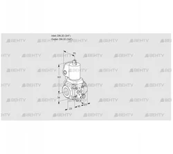 VAN1T20N/NQGL (88030837) Сбросной газовый клапан Kromschroder