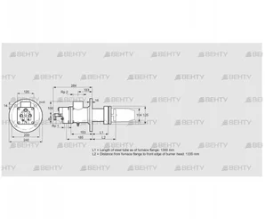 BIC 100HD-1300/1335-(115)F (84199328) Газовая горелка Kromschroder