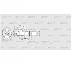 BIC 50HB-100/235-(37)D (84030124) Газовая горелка Kromschroder