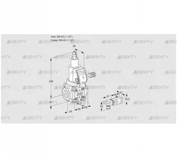 VAS240R/LWSR (88005584) Газовый клапан Kromschroder