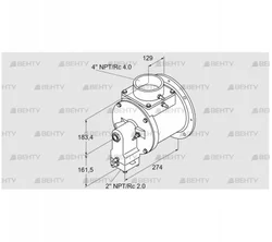 TJ28.0300-A1AHATND2E8XSB2 (85401089) Газовая горелка Kromschroder