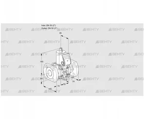 VAS350F/NW (88032792) Газовый клапан Kromschroder