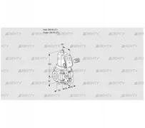 VAN250R/NKSR (88028144) Сбросной газовый клапан Kromschroder