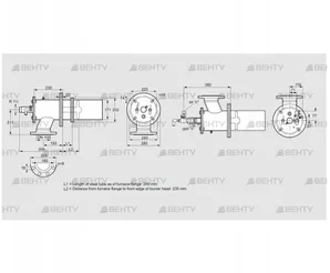 ZIC 165HBL-200/235-(24)D (84246539) Газовая горелка Kromschroder