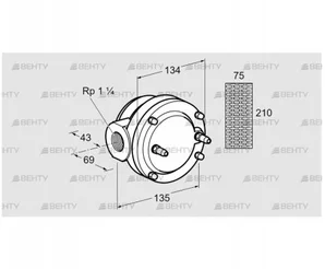 GFK 32R10-6 (81938190) Газовый фильтр Kromschroder