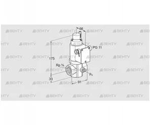 VG 20R03LK31DMVZ (85214092) Запорный газовый клапан Kromschroder