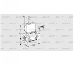 VCS665F05NNWGLB/PPPP/PPPP (88207090) Сдвоенный газовый клапан Kromschroder