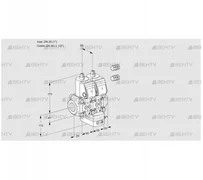 VCG2E25R/40R05NGEWR3/PPPP/PPPP (88101569) Клапан с регулятором соотношения Kromschroder