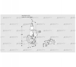 VAS115/-R/LW (88003100) Газовый клапан Kromschroder