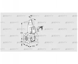 VAS780F05LWE/PP/PP (88203739) Газовый клапан Kromschroder