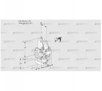 VAH2E40R/40R05HEVWR/PP/PP (88104304) Клапан с регулятором расхода Kromschroder