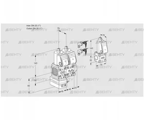 VCD1E25R/25R05FD-25NWR6/PPMM/PPZS (88104095) Регулятор давления Kromschroder