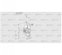 VAV3-/50R/NWAK (88012756) Газовый клапан с регулятором соотношения Kromschroder