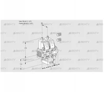 VCG2E40R/40R05FNGEVWR3/PPPP/PPPP (88100700) Клапан с регулятором соотношения Kromschroder